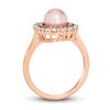 Thumbnail Image 3 of Le Vian Natural Freshwater Cultured Pearl Ring 3/4 ct tw Diamonds 14K Strawberry Gold