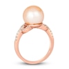 Thumbnail Image 2 of Le Vian Freshwater Cultured Pearl Ring 1/5 ct tw Diamonds 14K Strawberry Gold