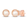 Thumbnail Image 0 of Le Vian Freshwater Cultured Pearl Earrings 1/6 ct tw Diamonds 14K Strawberry Gold