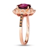 Thumbnail Image 4 of Le Vian Natural Rhodolite Garnet Ring 1/4 ct tw Diamonds 14K Strawberry Gold