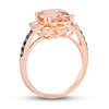 Thumbnail Image 3 of Le Vian Natural Morganite Ring 1/4 ct tw Diamonds 14K Strawberry Gold
