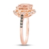 Thumbnail Image 4 of Le Vian Natural Morganite Ring 1/4 ct tw Diamonds 14K Strawberry Gold