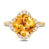 Thumbnail Image 1 of Le Vian Natural Citrine Ring 3/8 ct tw Diamonds 14K Honey Gold