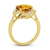 Thumbnail Image 2 of Le Vian Natural Citrine Ring 3/8 ct tw Diamonds 14K Honey Gold