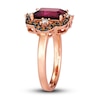 Thumbnail Image 3 of Le Vian Natural Rhodolite Garnet Ring 3/8 ct tw Diamonds 14K Strawberry Gold