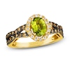 Thumbnail Image 0 of Le Vian Natural Peridot Ring 1/3 ct tw Diamonds 14K Honey Gold