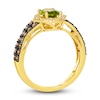 Thumbnail Image 2 of Le Vian Natural Peridot Ring 1/3 ct tw Diamonds 14K Honey Gold