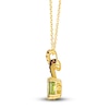 Thumbnail Image 1 of Le Vian Natural Peridot Pendant Necklace 1/6 ct tw Diamonds 14K Honey Gold