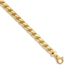 Thumbnail Image 2 of Men's Polished Link Bracelet 14K Yellow Gold