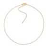 Thumbnail Image 1 of Diamond-Cut Forzatina Chain Choker 14K Yellow Gold 13" Adj. 1.7mm