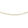 Thumbnail Image 2 of Diamond-Cut Forzatina Chain Choker 14K Yellow Gold 13" Adj. 1.7mm