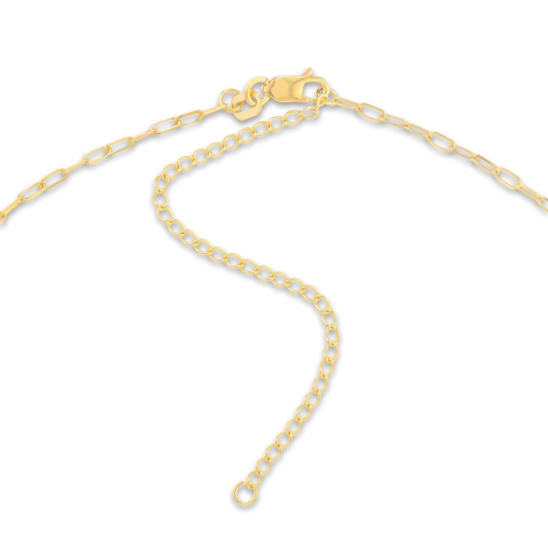 Main Image 3 of Diamond-Cut Forzatina Chain Choker 14K Yellow Gold 13" Adj. 1.7mm