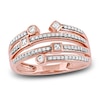 Thumbnail Image 0 of Diamond Stackable Ring 1/4 ct tw Round/Princess 14K Rose Gold