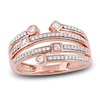 Thumbnail Image 1 of Diamond Stackable Ring 1/4 ct tw Round/Princess 14K Rose Gold