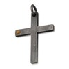 Marco Dal Maso Men's Natural Yellow Sapphire Cross Pendant Sterling Silver