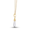 Thumbnail Image 1 of Le Vian Natural Quartz Drop Pendant Necklace Diamond Accents 14K Honey Gold