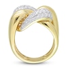Diamond Ring 1-1/3 ct tw Round 14K Yellow Gold