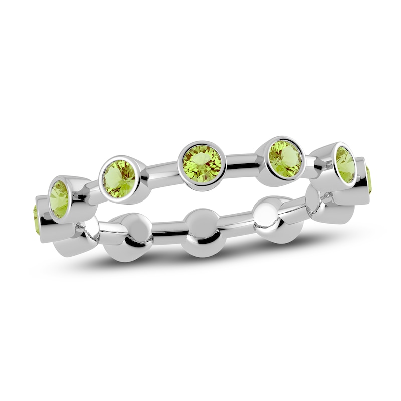 Main Image 1 of Juliette Maison Natural Peridot Ring 10K White Gold