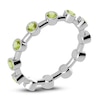 Thumbnail Image 2 of Juliette Maison Natural Peridot Ring 10K White Gold