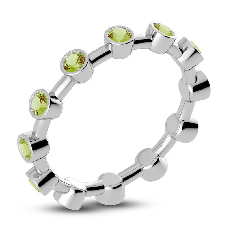 Main Image 2 of Juliette Maison Natural Peridot Ring 10K White Gold