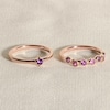 Thumbnail Image 4 of Juliette Maison Natural Citrine & Natural Aquamarine Ring 10K Yellow Gold
