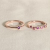 Thumbnail Image 4 of Juliette Maison Natural Rhodolite Garnet Starburst Ring 10K Yellow Gold