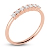 Thumbnail Image 2 of Juliette Maison Natural White Sapphire Half Eternity Ring 10K Rose Gold