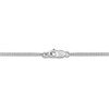 Diamond Heart Bracelet 1/10 ct tw Round 10K White Gold 7.25"