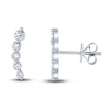 Thumbnail Image 2 of Shy Creation Diamond Climber Earrings 1/2 ct tw Round 14K White Gold SC55022685