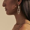 John Hardy Classic Chain Freshwater Cultured Pearl Drop Earrings Sterling Silver
