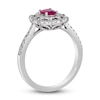 Thumbnail Image 2 of Le Vian Natural Ruby Ring 1/3 ct tw Diamonds Platinum