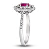 Thumbnail Image 4 of Le Vian Natural Ruby Ring 1/3 ct tw Diamonds Platinum
