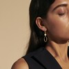 John Hardy Classic Chain Freshwater Cultured Pearl Drop Earrings 18K Yellow Gold