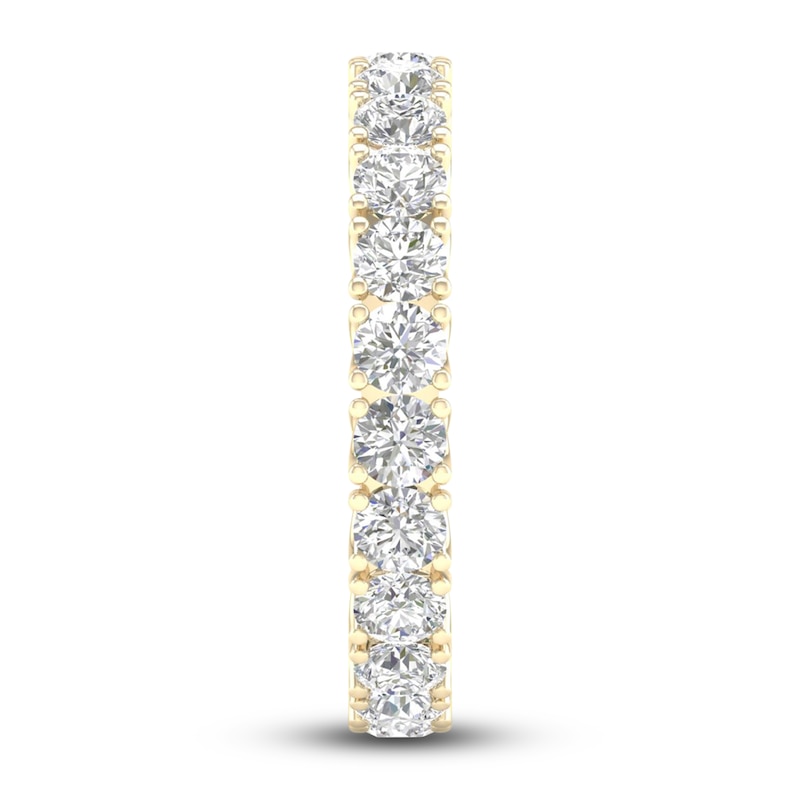 Main Image 3 of Diamond Eternity Band 2-1/2 ct tw Round 14K Yellow Gold