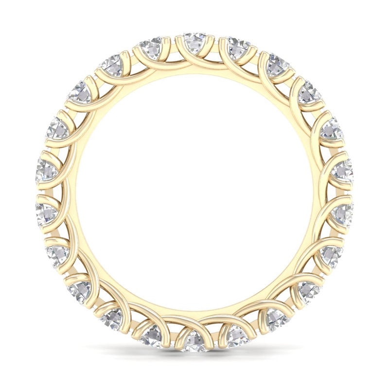 Main Image 4 of Diamond Eternity Band 2-1/2 ct tw Round 14K Yellow Gold