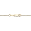 Thumbnail Image 3 of Diamond Initial G Pendant Necklace 1/10 ct tw Round 10K Yellow Gold 18"