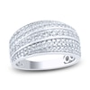 Thumbnail Image 1 of Diamond Multi-Row Anniversary Band 1 ct tw Round 14K White Gold
