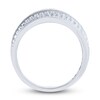 Thumbnail Image 2 of Diamond Multi-Row Anniversary Band 1 ct tw Round 14K White Gold