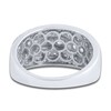 Thumbnail Image 3 of Diamond Multi-Row Anniversary Band 1 ct tw Round 14K White Gold