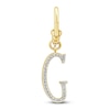 Thumbnail Image 0 of Charm'd by Lulu Frost Diamond Letter G Charm 1/18 ct tw Pavé Round 10K Yellow Gold