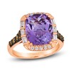 Thumbnail Image 1 of Le Vian Natural Amethyst Ring 1/2 ct tw Diamonds 14K Strawberry Gold