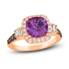 Thumbnail Image 1 of Le Vian Natural Amethyst Ring 1/2 ct tw Diamonds 14K Strawberry Gold