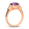 Thumbnail Image 1 of Le Vian Natural Amethyst Ring 1/2 ct tw Diamonds 14K Strawberry Gold