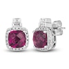 Thumbnail Image 1 of Le Vian Natural Rhodolite Garnet Earrings 3/8 ct tw Diamonds 14K Vanilla Gold
