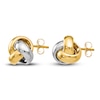 Thumbnail Image 2 of Love Knot Earrings 14K Two-Tone Gold