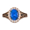 Thumbnail Image 3 of Le Vian Natural Tanzanite Ring 1/2 ct tw Diamonds 14K Strawberry Gold