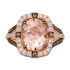 Thumbnail Image 3 of Le Vian Natural Morganite Ring 1 ct tw Diamonds 14K Strawberry Gold