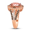 Thumbnail Image 4 of Le Vian Natural Morganite Ring 1 ct tw Diamonds 14K Strawberry Gold