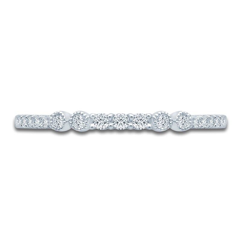 Main Image 3 of Diamond Stackable Ring 1/6 ct tw Round 14K White Gold