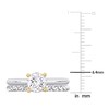 Thumbnail Image 4 of Y-Knot Diamond Bridal Set 1 ct tw Round 14K White Gold (I/I1)